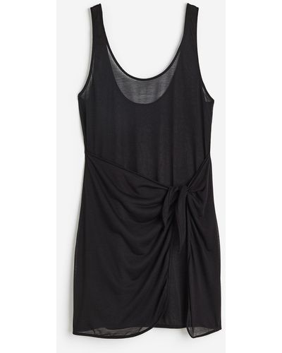 H&M Beach wrap dress - Schwarz