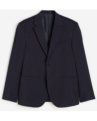 H&M Blazer Regular Fit - Blau