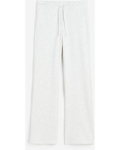 H&M Pantalon jogger droit - Blanc