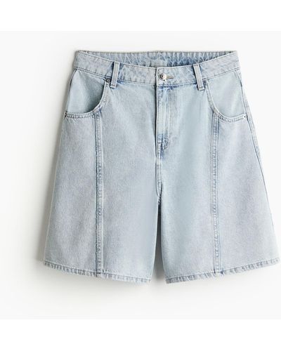 H&M High Denim shorts - Blau