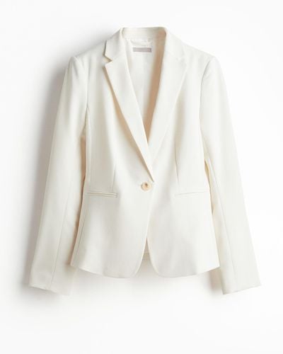 H&M Blazer ajusté - Blanc