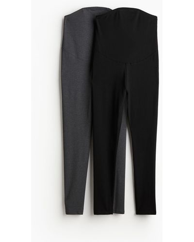 H&M Mama Set Van 2 Tricot leggings - Zwart