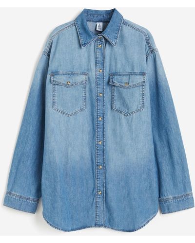 H&M Chemise en denim - Bleu