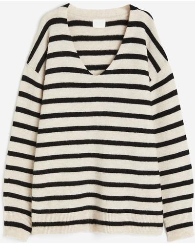 H&M Pull oversize - Gris