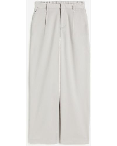 H&M Elegante Hose - Weiß