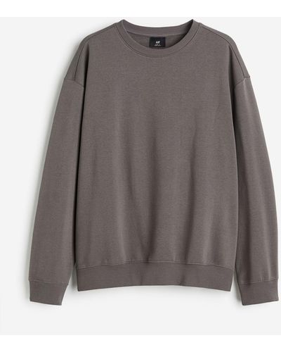 H&M Sweatshirt in Loose Fit - Grau