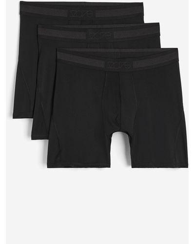 H&M Lot de 3 boxers de sport DryMove - Noir