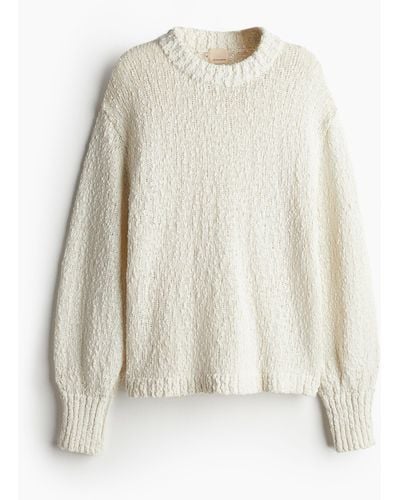 H&M Pullover aus Seidenmix - Weiß