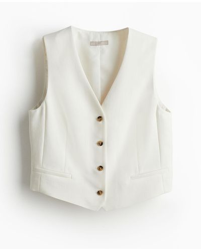 H&M Elegantes Anzuggilet - Weiß