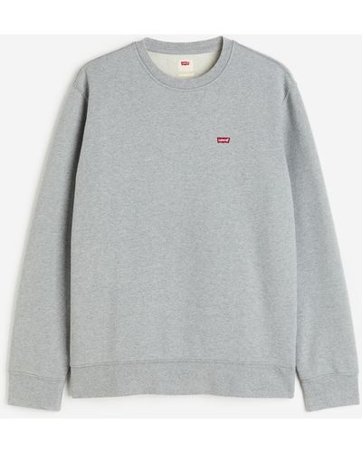 H&M Original Housemark Crew Sweatshirt - Grau