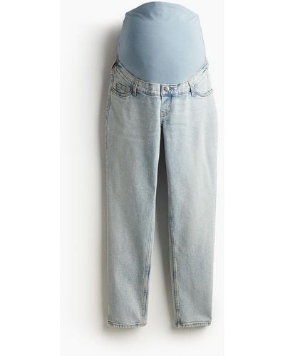 H&M MAMA Slim Ankle Jeans - Blau