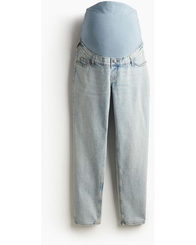 H&M Mama Slim Ankle Jeans - Blauw