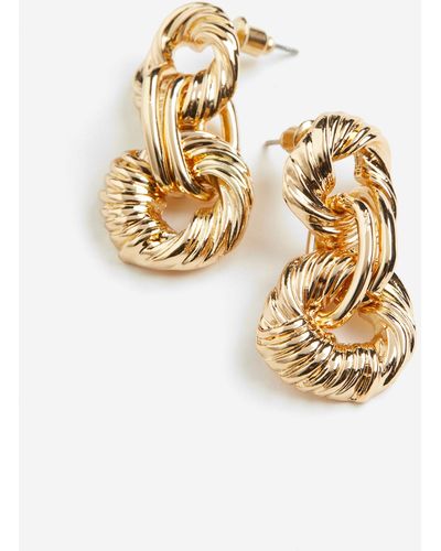 H&M Boucles d'oreilles avec anneaux - Métallisé