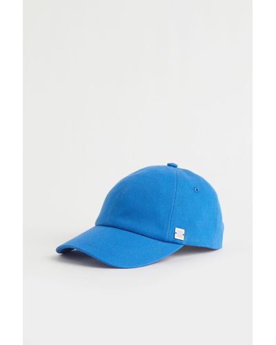 H&M Cap aus Baumwollcanvas - Blau