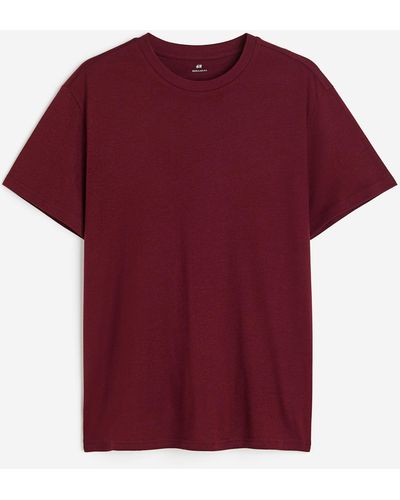 H&M T-Shirt in Regular Fit - Rot