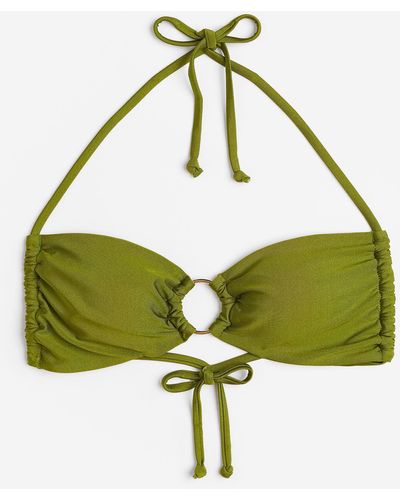 H&M Padded Bikinitop - Groen
