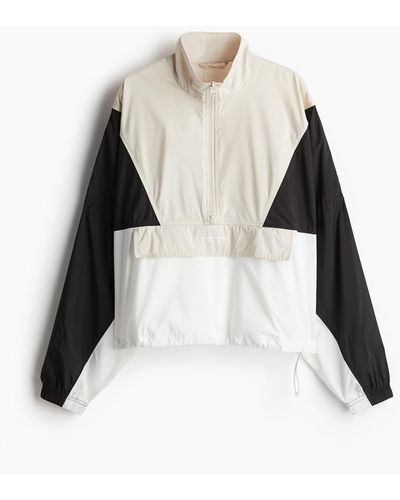 H&M Balance Blocked Windstopper Jacket - Weiß