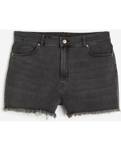 H&M H & M+ Denim Short - Zwart