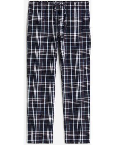 H&M Pantalon de pyjama Relaxed Fit - Bleu