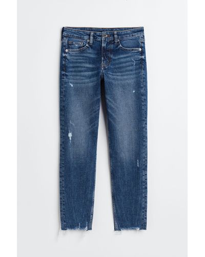 H&M Skinny Ankle Jeans - Bleu