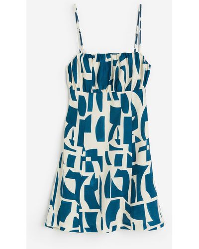 H&M Mini robe à dos ouvert - Bleu