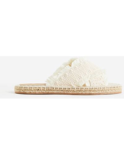 H&M Espadrille-slippers - Wit