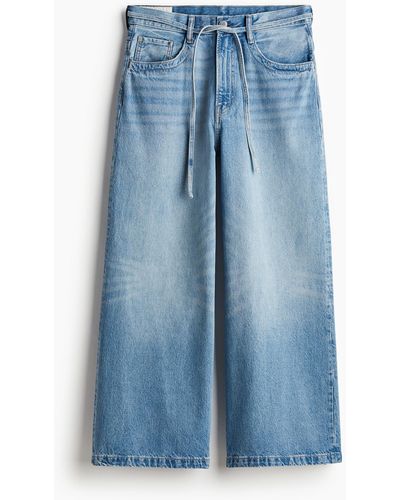 H&M Weite Jeans - Blau