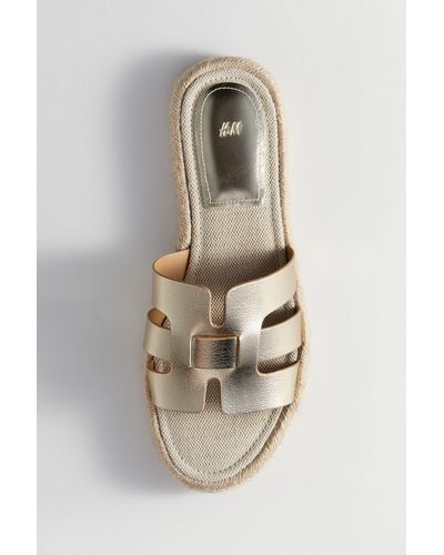 H&M Espadrille-slippers - Wit