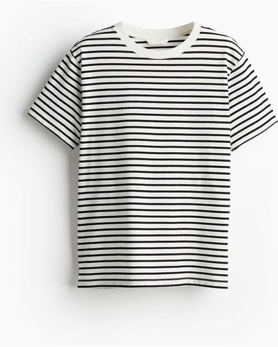 H&M T-shirt en coton - Gris