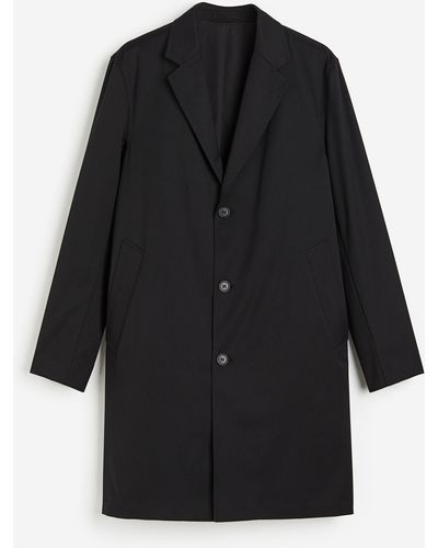 H&M Manteau Slim Fit - Noir