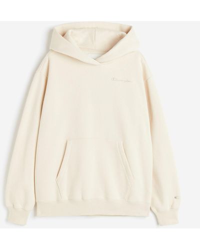 H&M Hooded Sweatshirt - Naturel