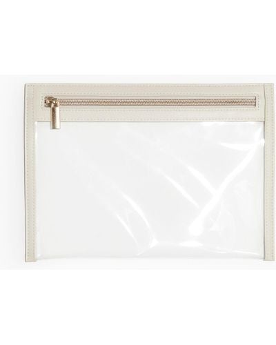 H&M Transparente Pouch - Weiß