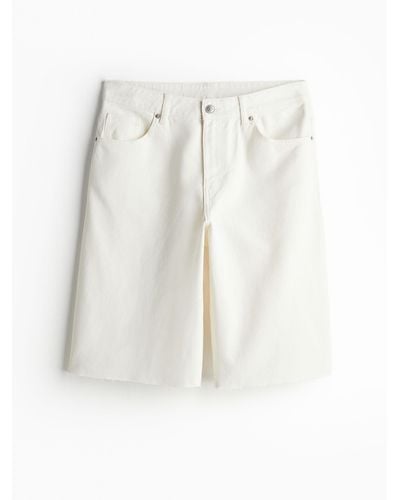 H&M Twill Bermuda shorts - Weiß