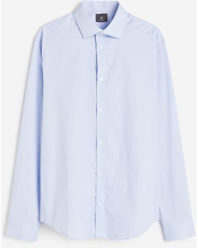 H&M Hemd in Slim Fit - Blau