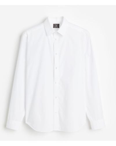 H&M Chemise Regular Fit repassage facile - Blanc