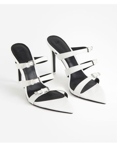 H&M Spitze Sandaletten mit Absatz - Weiß