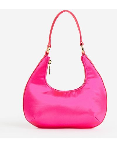 H&M Umhängetasche aus Satin - Pink