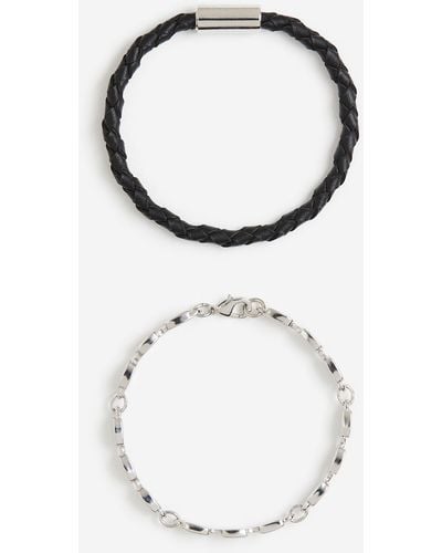H&M Lot de 2 bracelets - Noir