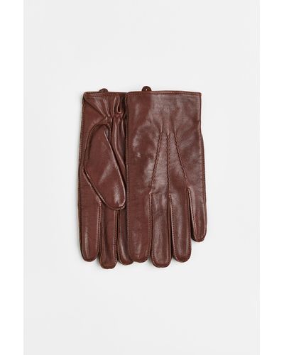 H&M Leren Handschoenen - Bruin