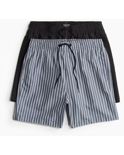 H&M Lot de 2 shorts de bain - Gris
