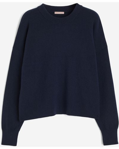 H&M Oversized Pullover - Blau