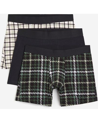 H&M Lot de 3 boxers Xtra Life en coton - Noir