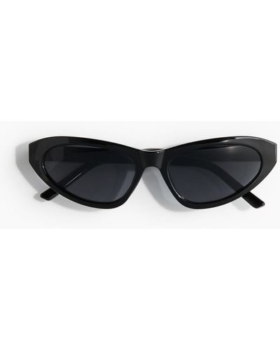 H&M Cat-eyezonnebril - Zwart