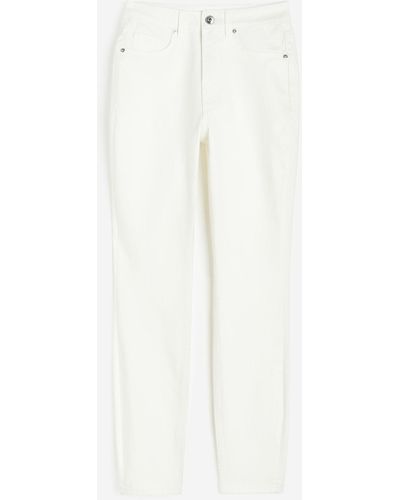 H&M Skinny High Jeans - Blanc