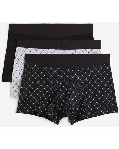 H&M Lot de 3 boxers courts Xtra LifeTM - Noir