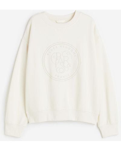 H&M Sweatshirt - Weiß