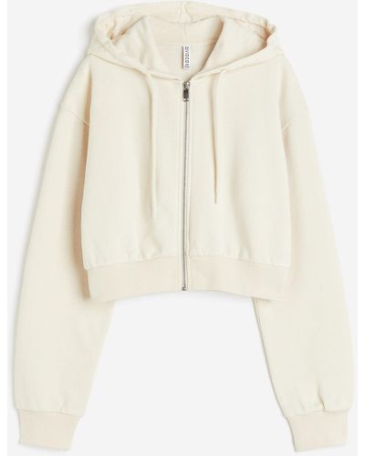 H&M Veste courte avec capuche et zip - Neutre