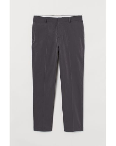H&M Cropped Pantalon - Grijs