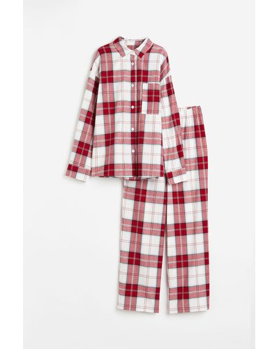 H&M Zweiteiliger Pyjama - Rot
