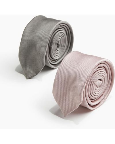 H&M 2er-Pack Krawatten - Pink